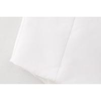 BUNO-moda para mujer, diseño de flores con un solo pecho, chaleco blanco con cuello Halter, chaqueta de oficina para mujer, chaleco corto sin mangas - details 12