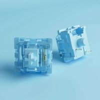 Akko Cream Blue V3 3 Pin 53gf Tactile POM PC PA nical Keyboard MX Touch Switch Hot Swap Kit DIY Switches - details 1