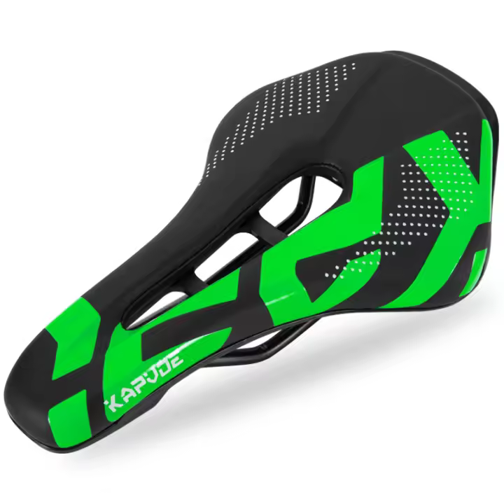 Asiento de Bicicleta Kapvoe MTB de Cuero PU Suave y Transpirable Equipo de Montaña Cushion Comodo para Azoar - 1