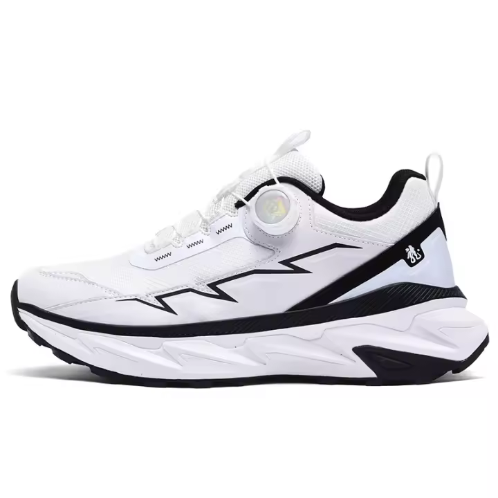 Primavera y verano hebilla giratoria zapatillas de deporte de malla zapatos para correr de los hombres de moda casual versátil transpirable zapatos de moda - 1