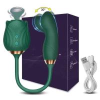 Empaque privado SEX Sucker Estimulador de pezones Clítoris Movimiento de dedo Vibrador de punto G Masturbador femenino Juguete sexual para mujeres - details 12