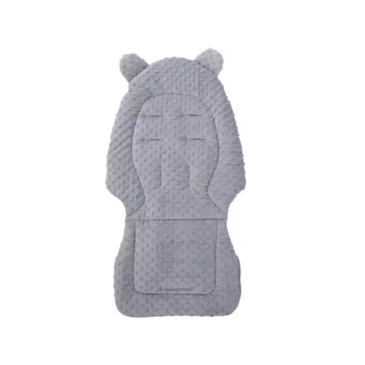 Cojín de algodón transpirable para cochecito de bebé, cochecito lavable multifunción, alfombrilla para coche, cojín cálido de doble cara para bebé - 1