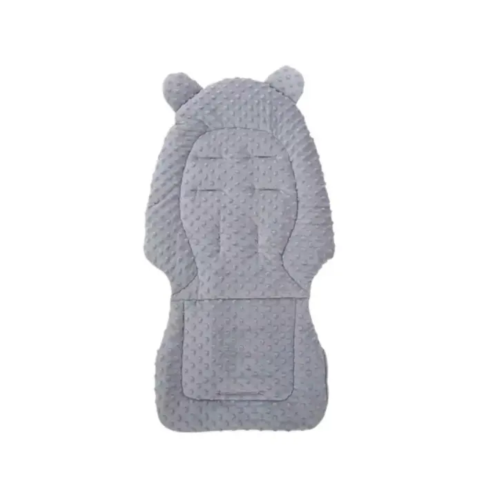Cojín de algodón transpirable para cochecito de bebé, cochecito lavable multifunción, alfombrilla para coche, cojín cálido de doble cara para bebé - 1