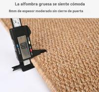 Alfombra Exterior Interior de Balcón Terraza, trenzada a Mano, Alfombras de Salón, Comedor, Dormitorio, Pasillos, Color Natural - details 6