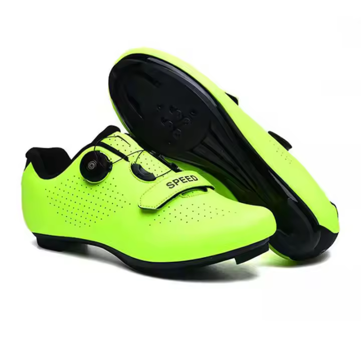 Botas de Ciclismo para Hombres Zapatos Deportivos de Montaña y Carretera de Cuero Transpirable - 1