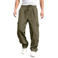 Europa y los Estados Unidos hombres nueva primavera otoño jóvenes calle hombres pantalones casuales moda suelta pantalones de tubo recto monos - details 4