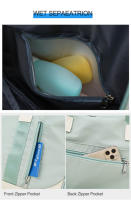 Bolsa de Deporte y Fitness para Mujeres Bolsas de Yoga para Entrenamiento en Seco y Húmedo Bolsa de Hombro para Viajes al Aire Libre Bolsa de Mano para Zapatillas de Natación - details 6