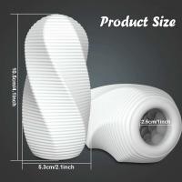Leten masturbación masculina silicona suave masturbador estirable bolsillo coño impermeable productos para adultos juguete sexual para hombres - details 4