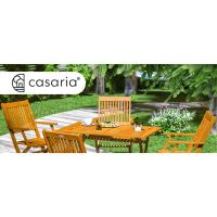 Conjunto Mesa y Sillas Plegables Casaria Madera Acacia Ideal Terraza Patio Jardín Exterior