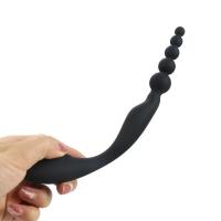 Leten Doble Penetración Dildo Inserción Anal y Vaginal para Adultos Juguete de Placer Sensual para Pareja - details 3