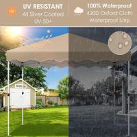 Carpa de Jardín Pop Up Ajustable de Altura 3x3M Marco de Acero Resistente a Rayos UV - details 16