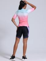 Pantalones cortos de ciclismo con costuras de dos tonos, alta elasticidad y transpirabilidad, pantalones cortos deportivos al aire libre, ropa deportiva para mujeres - details 21