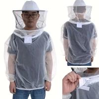 Chaqueta Protectora Transparente Profesional para Apicultores Transpirable, Duradera, Adecuada para Hombres, Incluye Pañuelo de Cabeza Ideal para Seguridad al Aire Libre y Jardín - details 2