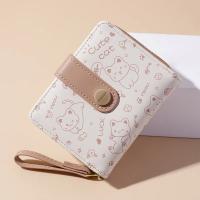 Cartera japonesa con diseño de gato para niñas, tarjetero pequeño para estudiantes, bolsa de dinero con cremallera, monedero - details 9