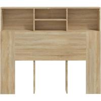 Mueble de Cabeza de Armario de Dormitorio Blanco Estantería de Pared con Almacenamiento - details 50