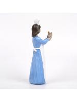 Figuritas pintadas a mano, esculturas y decoraciones europeas y americanas, regalos para el hogar, aniversario de Acción de Gracias de Navidad - details 4