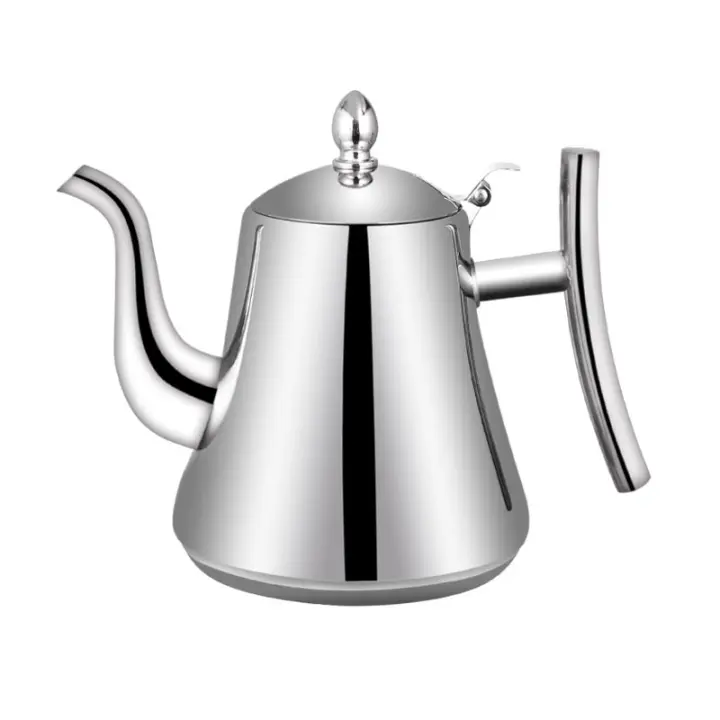 Hervidor de té de acero inoxidable para el hogar, calentador de agua para Hotel, tetera con filtro de inducción, 1 unidad - 1