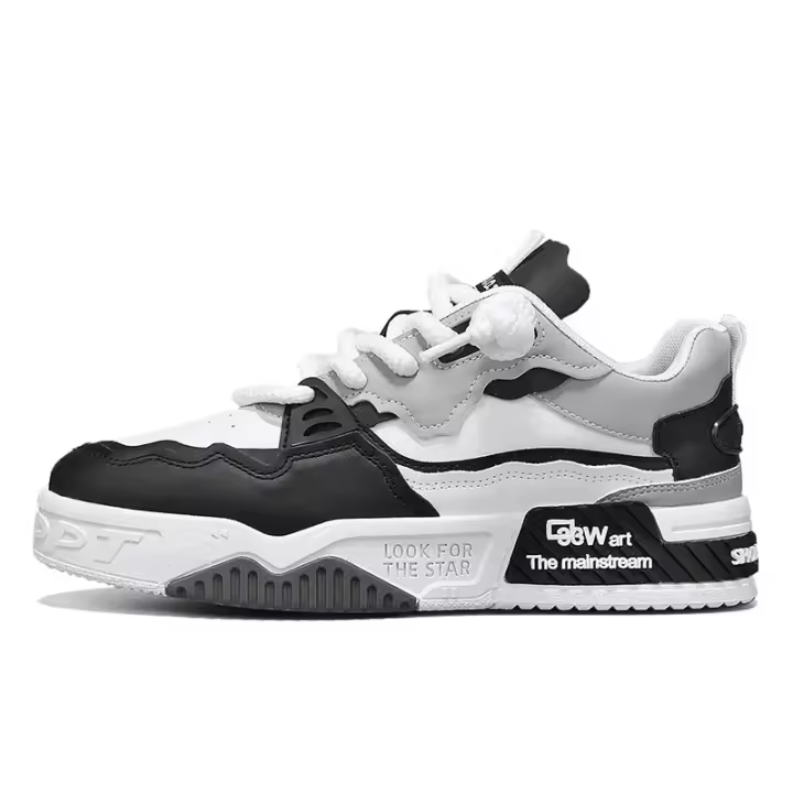 Zapatos De Correr Para Hombre Suela Antideslizante Transpirable Masculino Tenis Deportivo Casual Cuero Artificial Comodidad - 1