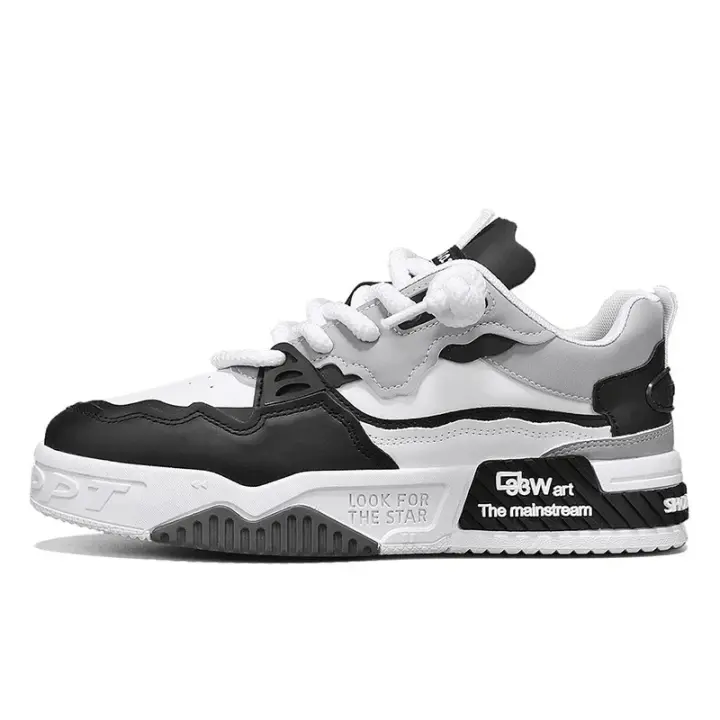 Zapatos De Correr Para Hombre Suela Antideslizante Transpirable Masculino Tenis Deportivo Casual Cuero Artificial Comodidad - 1