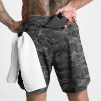 Pantalones cortos deportivos para correr de secado rápido para hombre de verano al por mayor - details 16
