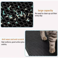 Alfombra de Agua para Caja de Arena de Gato Suavidad, Antideslizante, Fácil Limpieza para Pisos Interiores del Hogar - details 2
