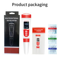 Probador profesional de calidad del agua 4 en 1, medidor Digital de temperatura TDS/EC/PH para piscinas, acuarios, Detector de calidad del agua - details 11