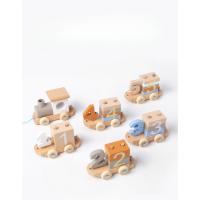Tren pequeño Digital de juguete de madera para niños, rompecabezas de ensamblaje de bloques de construcción magnéticos para regalos de cumpleaños - details 6