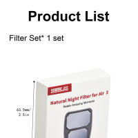 STARTRC Set de 6 Filtros para dji Air 3 Accesorios de Dron con Filtro ND para dji Air 3 - details 36