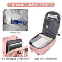 Mochila de viaje de artículos personales para mujer Aprobada por aerolínea para llevar en la mochila Aprobada por vuelo Mochila impermeable de equipaje deportivo Mochila casual Mochila pequeña Mochila de senderismo - details 11