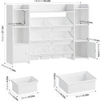Estantería Montessori para Juguetes y Libros Organizador de Juguetes Blanco para Niños - details 2