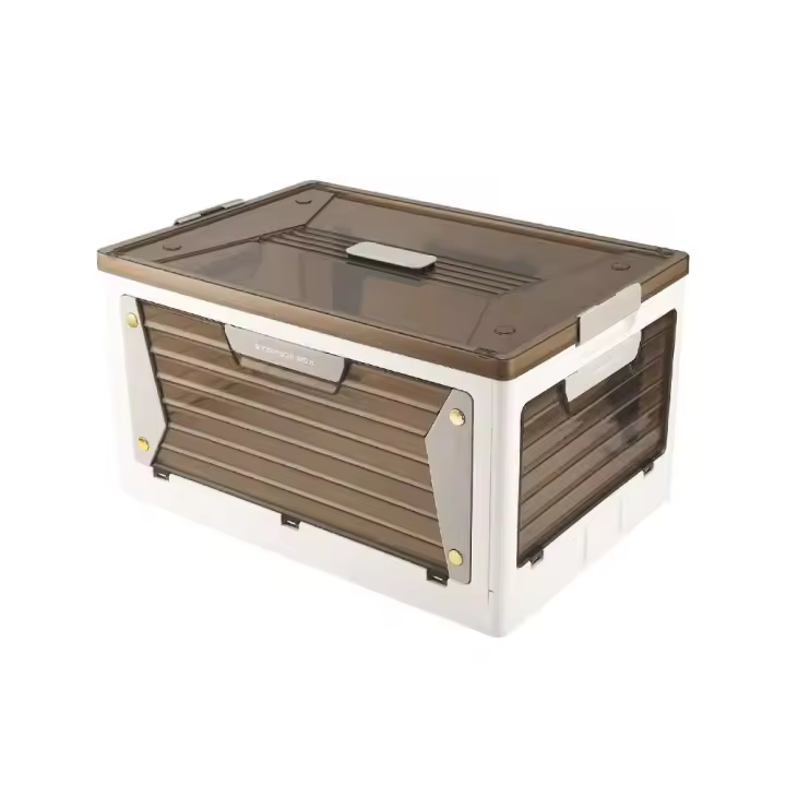 Caja de almacenamiento plegable de plástico de alta calidad, juguetes, refrigerios, ropa, dormitorio, sala de estar, con una funcionalidad especialmente fuerte - 1