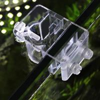 Soporte de manguera de filtración de acuario acrílico, conector de tubería de agua, soporte de montaje de tanque de peces, herramienta de accesorios de acuario de entrada y salida, 1 unidad - details 0