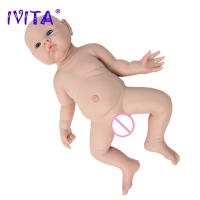 Muñeca de Silicona IVITA 100% Cuerpo Completo 47cm, 3298g Juguete Suave para Niños - details 11