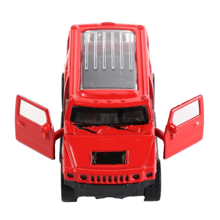 Juguete de decoración para niños, adorno para pastel, vehículos de juguete, modelo de coche, simulación, vehículo todoterreno, modelo de coche, figuritas en miniatura - 1