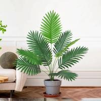 Palmera de Plástico Verde Planta Falsa Tropical para Decoración de Jardín Doméstico - details 18