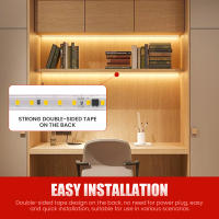 Tira de luces LED a prueba de agua, lámpara de cinta Flexible con IC, 220V de CA, IP65, 2835, 120LED/M, para decoración de armario y armario del hogar, 0,5 M-40M - details 8
