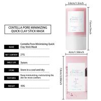 Centella Clay Stick Mask minimizador de poros hidratación rápida calmante brillo Facial mascarilla cuidado de la piel 27g - details 16