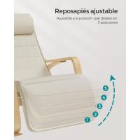 Reposapiés Ajustable en 5 Posiciones, Máx. Carga de 150 kg, Dormitorio,10M - details 2