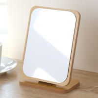 Tocador de madera con espejo, escritorio de oficina, mesa de madera, maquillaje elegante, portátil para estudiantes - details 5