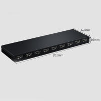 Divisor de vídeo 3D 4K @ 30Hz 1x8, convertidor compatible con HDMI, 1 en 8, pantalla dividida para DVD, PS3, Xbox, HDTV, pantalla de mercado - details 4
