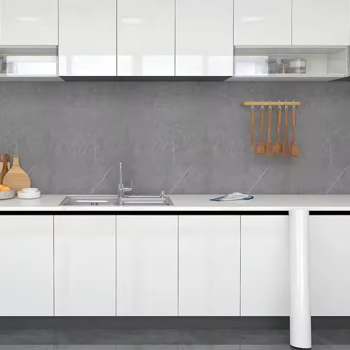 Papel tapiz impermeable de mármol de 80cm para armarios de cocina, decoración de baño, lámina de cocina, pegatinas autoadhesivas a prueba de aceite para renovación - 1