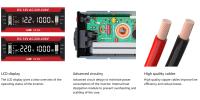Inversor DATOUBOSS 1800 W Voltaje de Onda Pura 12 V a 230 V Potencia Pica 3600 W - details 3