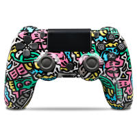 BLUEKAKA para controlador inalámbrico PS4 controlador de mando de juegos con doble vibración y botones de disparo con conector de 3,5mm - details 2