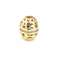 Cuentas de Espaciador de Barril de Brass Dorado de 18K Accesorios de Joyería DIY para Mujeres - details 18