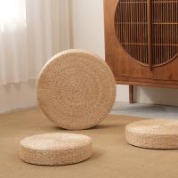 Cojín futón de paja Natural de estilo japonés duradero, cojín de Tatami redondo hecho a mano, estera de suelo tejida para ventana - details 4