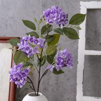 Flor Lila Artificial de tacto Real, elegante rama de flor Lila de seda hecha a mano, flor falsa de lujo, decoración para el hogar y la Oficina - details 1