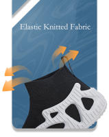 Calcetines altos de marca para hombre, zapatos deportivos antideslizantes para jóvenes a la moda, zapatos para caminar transpirables informales para exteriores, zapatillas de deporte para parejas - details 9