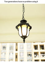 Luces Colgantes Vintage de Metal Phube Luz de Exterior con Cadena Ajustable de 100 Lúmenes - details 4