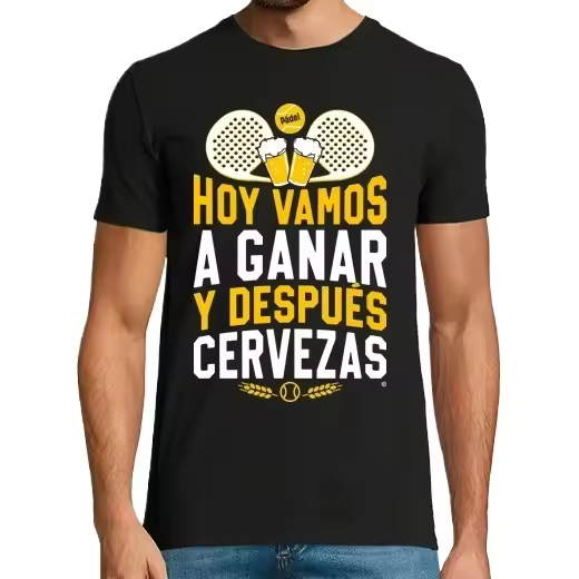Ganar y Cervezas Camisetas CERVEZA,Pack Regalo Camiseta Personalizada - 1