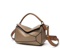 2025 Nuevo bolso de hombro para mujer: bolso de almohada acolchado geométrico de primavera, bolso cruzado con diseño de retales, mochila de lujo de alta gama Fashionab - details 13